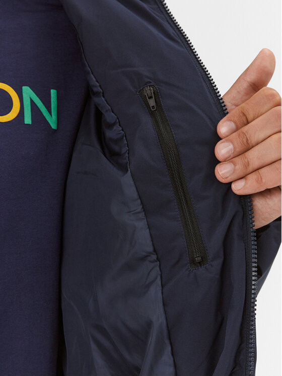 United Colors Of Benetton United Colors Of Benetton Pehelykabát 2JF8UN02Q Sötétkék Regular Fit