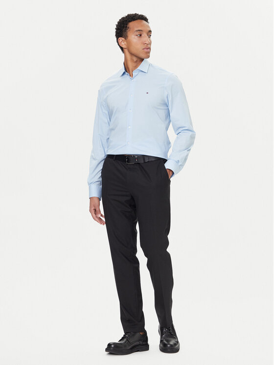 Tommy Hilfiger Tommy Hilfiger Košulja MW0MW40524 Svijetloplava Slim Fit