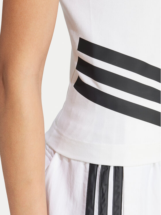 adidas adidas Felső Future Icons 3-Stripes JC5419 Fehér Slim Fit