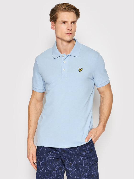 Lyle & Scott Lyle & Scott Polo majica Plain SP400VOG Svetlo modra Regular Fit