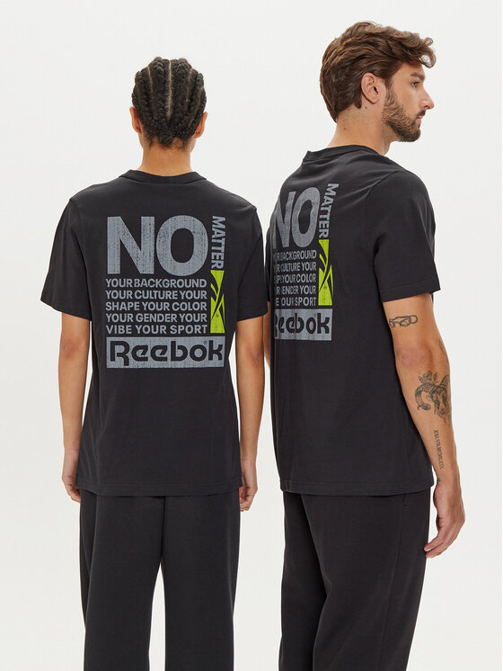 Reebok Reebok Tricou Unisex Not A Spectator 100075624 Negru Relaxed Fit