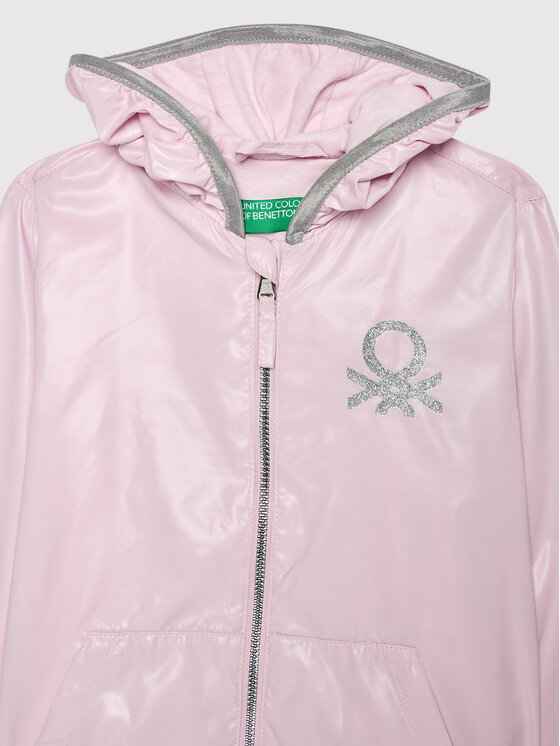 United Colors Of Benetton United Colors Of Benetton Dežna jakna 2EO053HI0 Roza Regular Fit