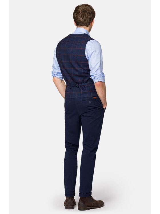 Lancerto Lancerto Kamizelka KA131223000002 Granatowy Slim Fit