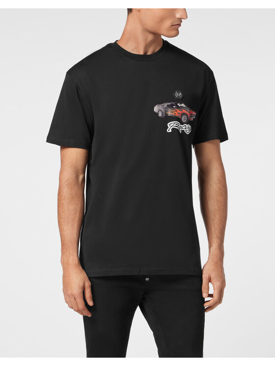 PHILIPP PLEIN PHILIPP PLEIN T-Shirt 21095 Czarny Regular Fit