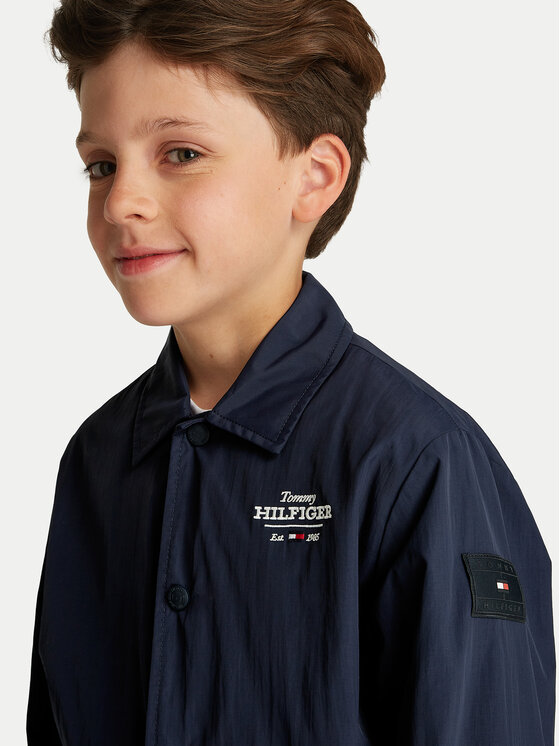 Tommy Hilfiger Tommy Hilfiger Átmeneti kabát Coach KB0KB09364 Sötétkék Regular Fit