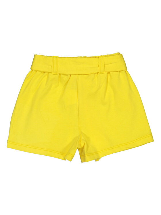Pantaloncini di tessuto 999 61002 01 D Giallo