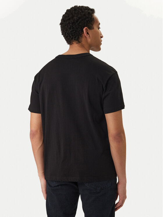 Versace Jeans Couture Versace Jeans Couture T-Shirt 80GAHE01 CJ00E Μαύρο Regular Fit