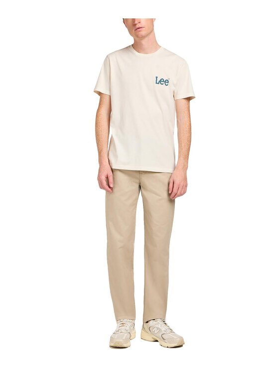 Lee Lee Spodnie materiałowe Regular Chino Khaki Regular Fit
