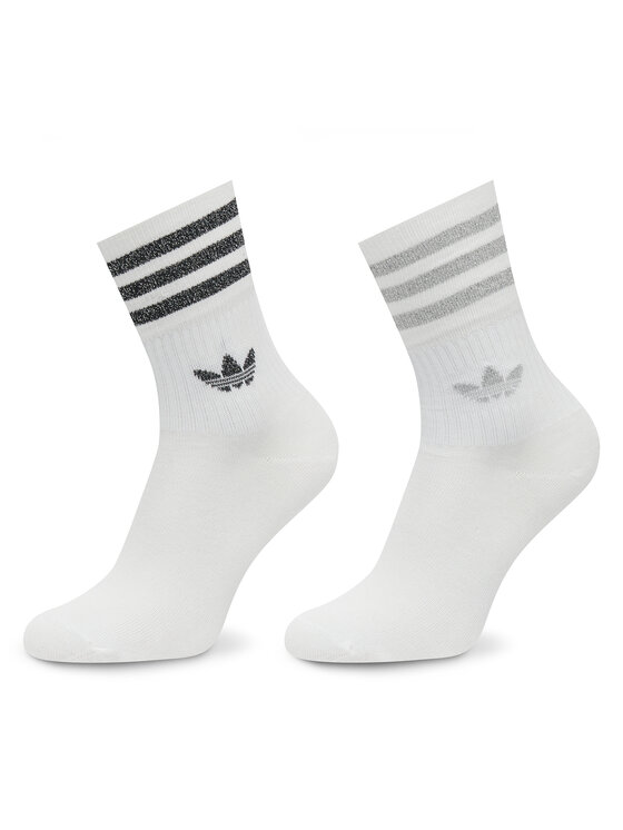 Zestaw 2 par wysokich skarpet damskich adidas