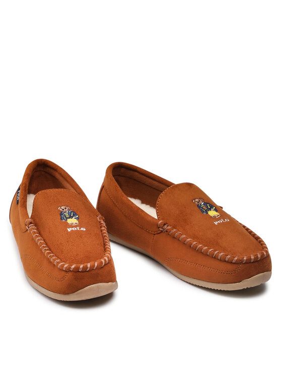 Polo Ralph Lauren Polo Ralph Lauren Παντόφλες Σπιτιού Declan Bear RF103260 Καφέ