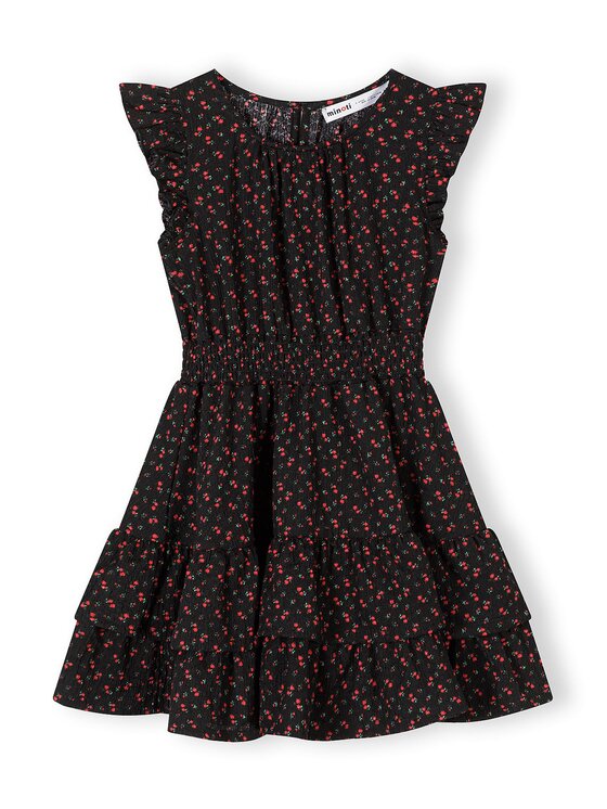 minoti minoti Sukienka codzienna 30DRESS167 Czarny Regular Fit
