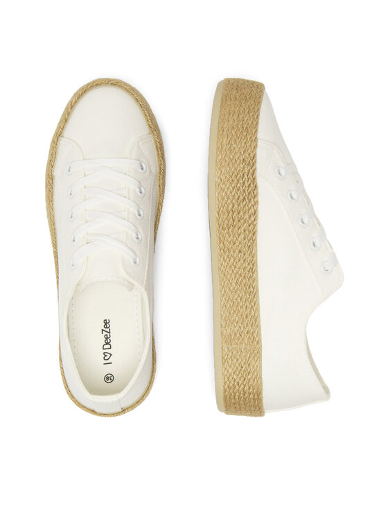 DeeZee DeeZee Espadrillas WS19130-3 Bianco
