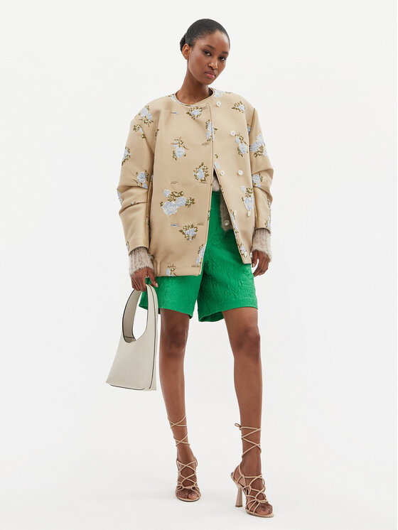 Custommade Custommade Демісезонна куртка Filina 999442875 Золотий Oversize