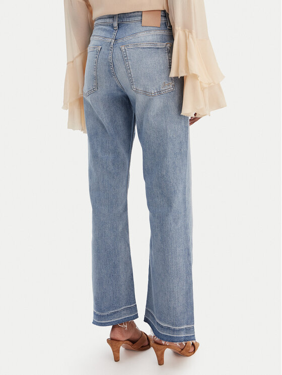 BOSS BOSS Jeansy Soft Kick 50552430 Niebieski Flare Fit
