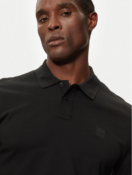 BOSS Boss Polo Passenger 50507803 Czarny Slim Fit
