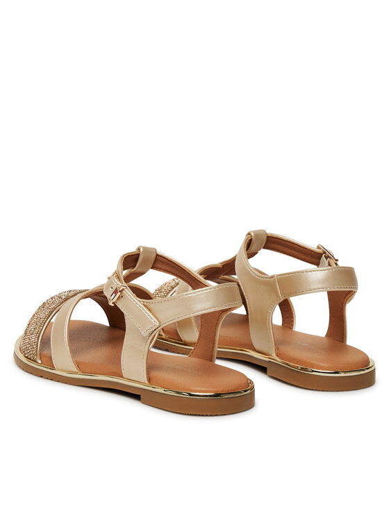 Tommy Hilfiger Tommy Hilfiger Sandały T3A2-33781-1372 M Złoty