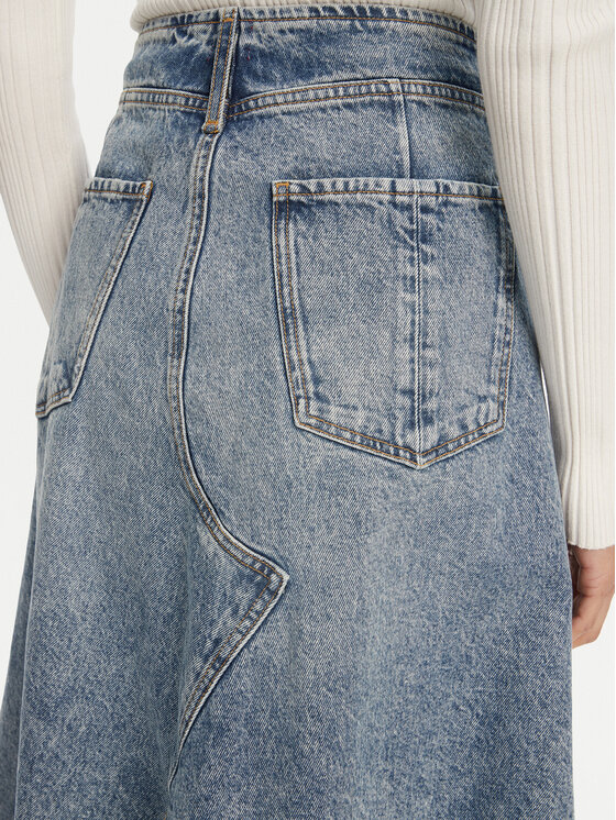 HUGO HUGO Jeans suknja 50530310 Plava Regular Fit