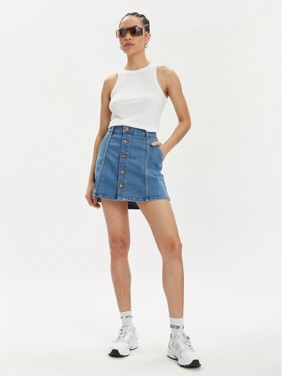 Wrangler Wrangler Gonna di jeans 112352524 Blu Regular Fit