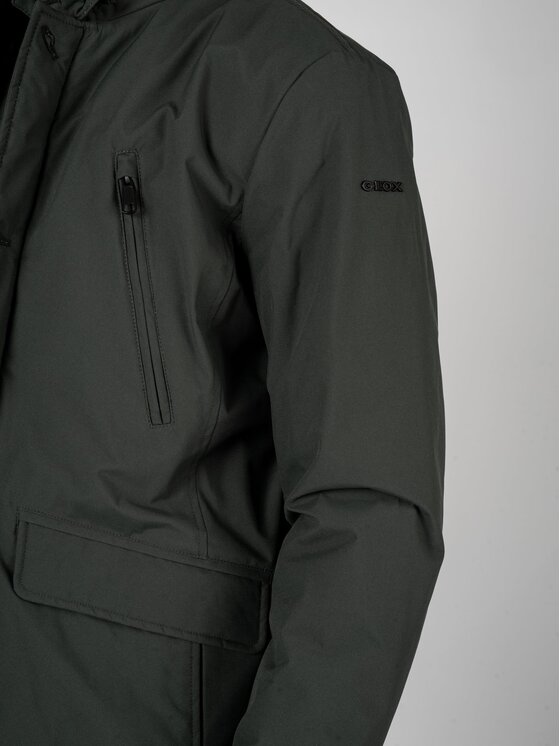 Geox Geox Μπουφάν μεταβατικό M2620A T2953 Πράσινο Regular Fit