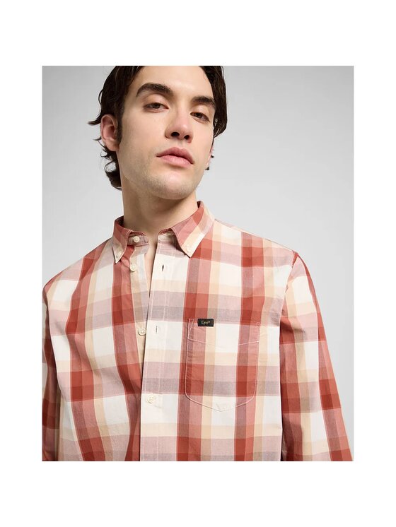 Lee Lee Koszula BUTTON DOWN Kolorowy Regular Fit