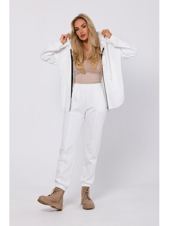 Made of Emotion Made of Emotion Bluza M761 Écru Modern Fit