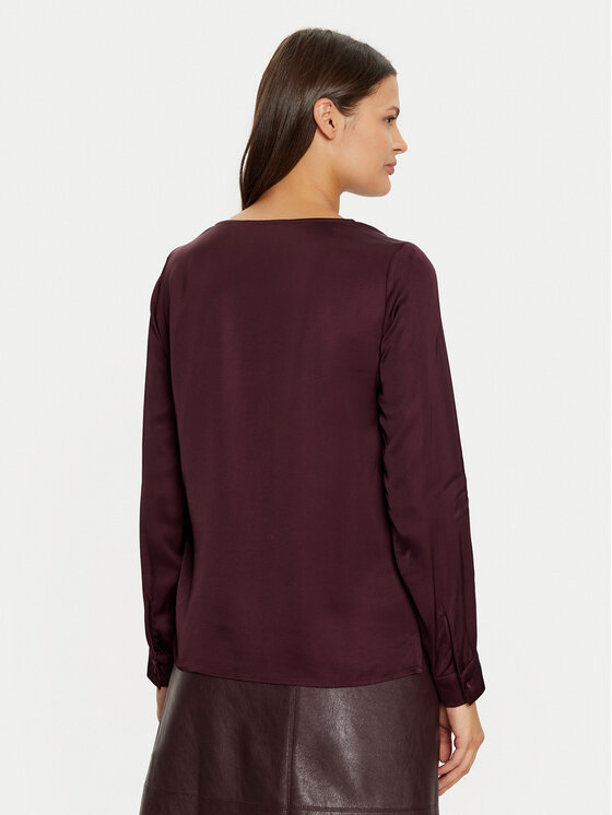 Tatuum Tatuum Bluza Meryl T2422.046B Bordo rdeča Relaxed Fit