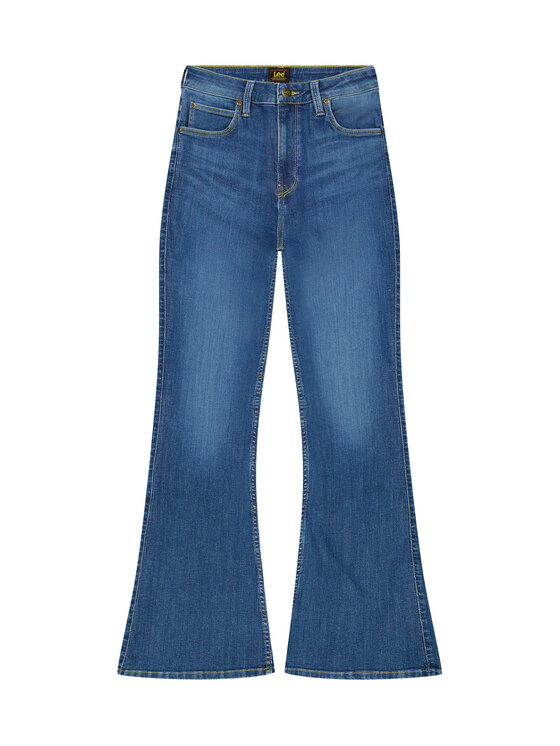 Lee Lee Jeansy 112370938 Niebieski Bootcut Fit