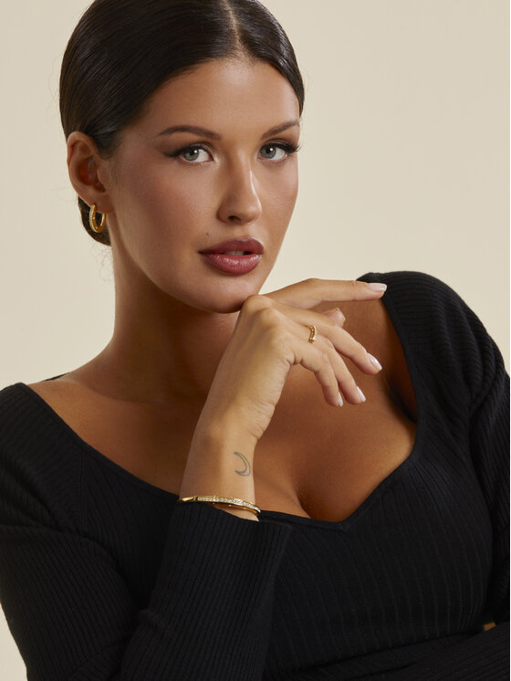 Guess Guess Prstýnek JUBR03254JWYG54 Zlatá