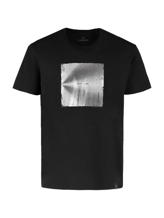 Volcano Volcano T-Shirt T-VIBES Czarny Regular Fit