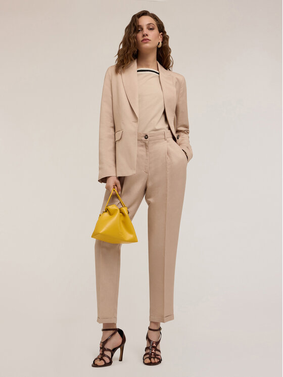 Motivi Motivi Giacca outdoor Q663Q100922N002 Écru Regular Fit