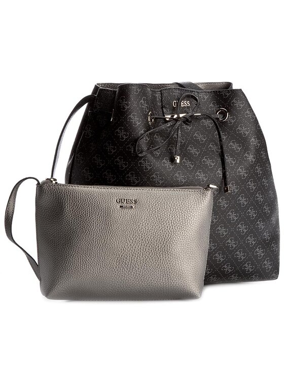 Guess Guess Сумка Bobbi Inside Out Drawstring HWSM64 22290 Чорний
