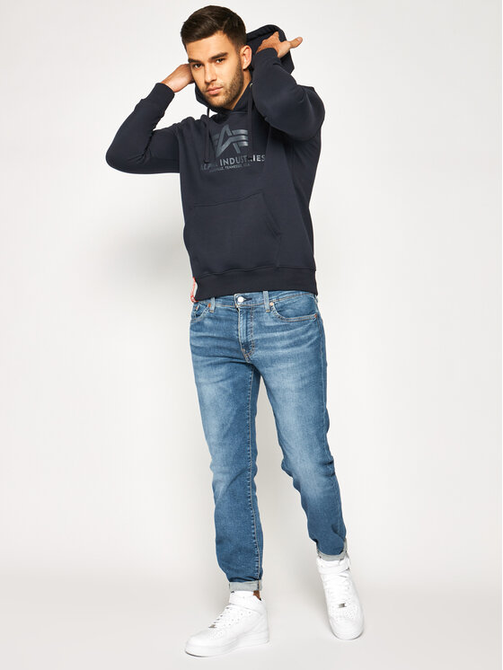 Alpha Industries Alpha Industries Mikina Basic 178312 Tmavomodrá Regular Fit