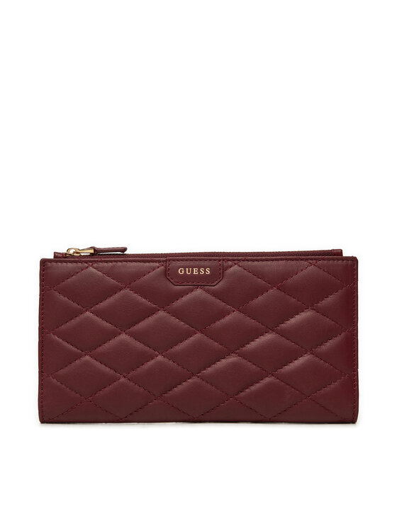 Guess Portafoglio grande da donna RW1694 P4401 Bordeaux, taglia : 00