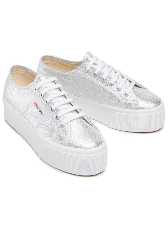 Superga Superga Tenisówki 2790 Lame S61174W Srebrny