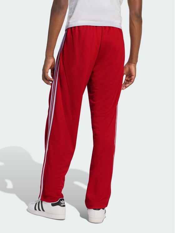 adidas adidas Spodnie dresowe FIREBIRD ADICOLOR MESH Czerwony Regular Fit