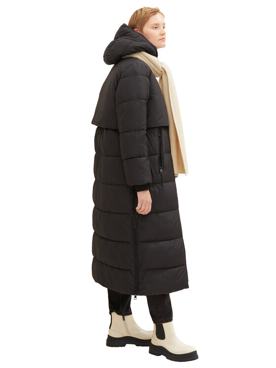 Tom Tailor Denim Tom Tailor Denim Cappotto invernale 1032690 Nero Regular Fit