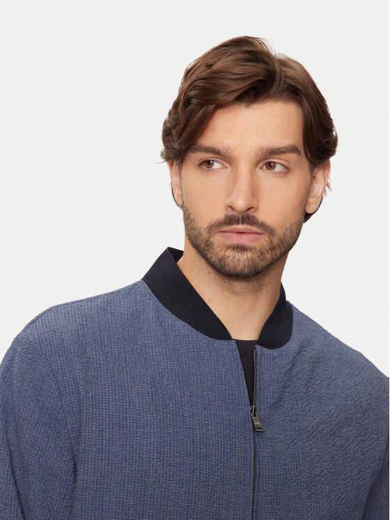 BOSS Boss Bomber striukė Nolwin 50433876 Tamsiai mėlyna Slim Fit