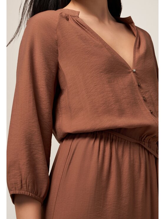 Oltre Oltre Abito da sera 7392R104941N027 Marrone A-Line Fit