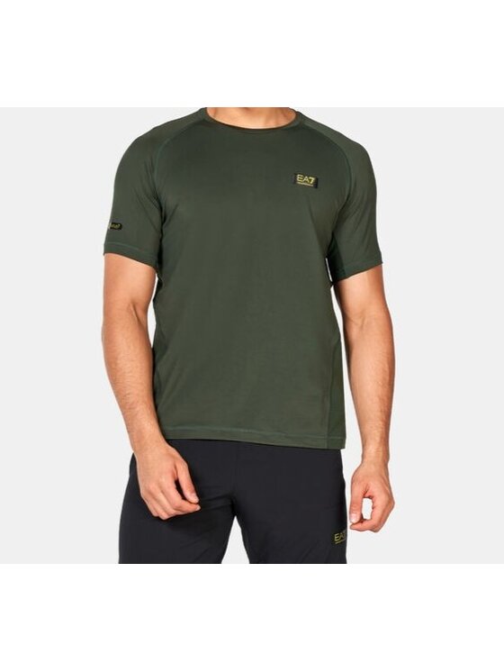 EA7 Emporio Armani EA7 Emporio Armani Tričko 6RPT40 PJMEZ 1845 Zelená Slim Fit
