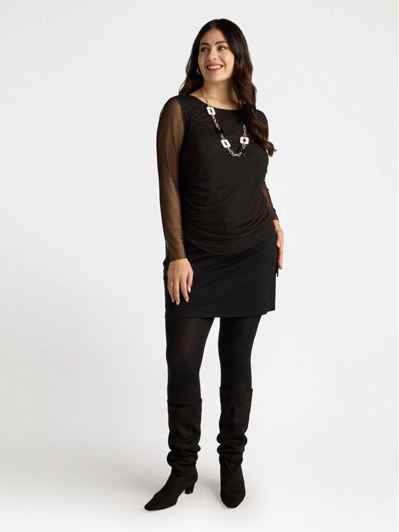 Fiorella Rubino Fiorella Rubino Minigonna 1207T000359N033 Nero Regular Fit