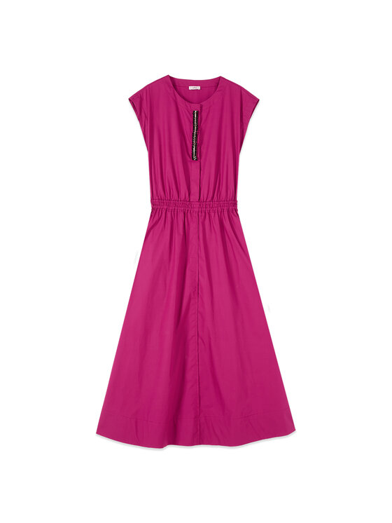 Oltre Oltre Vestito da giorno 7030J000855N019 Rosa A-Line Fit