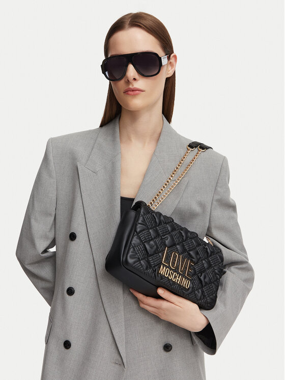 LOVE MOSCHINO Ročna torba JC4126PP1PL1000A Črna