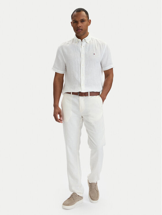 Tommy Hilfiger Tommy Hilfiger Camicia MW0MW41531 Bianco Regular Fit