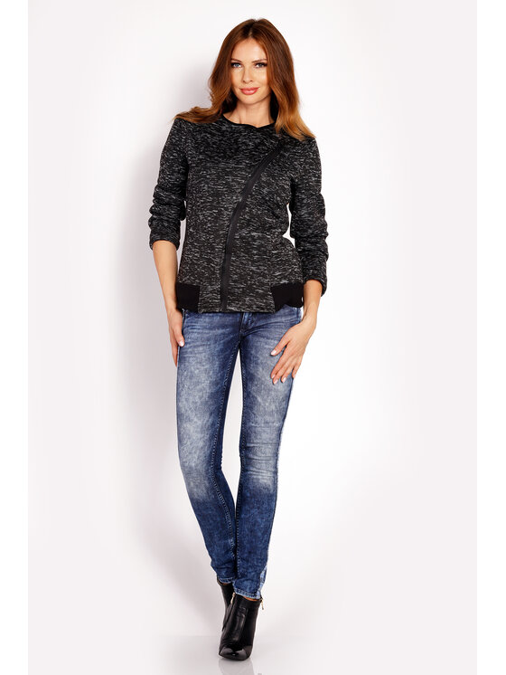 Awama Awama Dámská bunda L007 Černá Basic Fit