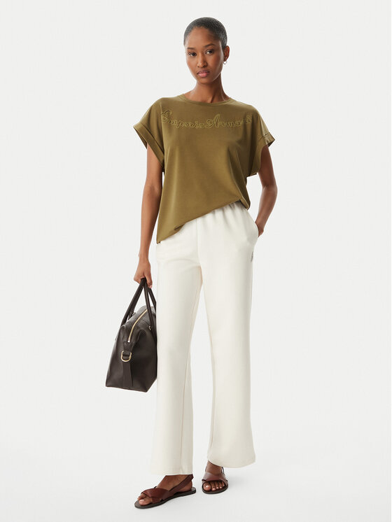 Emporio Armani Emporio Armani Majica EW000616 AF20243 U7016 Zelena