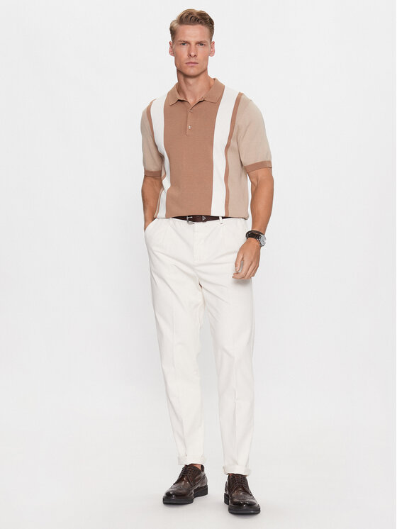 Guess Guess Hlače M3YB28 WFIN3 Bijela Slim Fit
