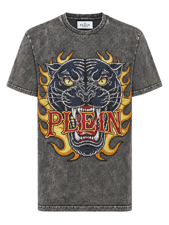 PHILIPP PLEIN PHILIPP PLEIN T-Shirt 32157 Czarny Over Fit