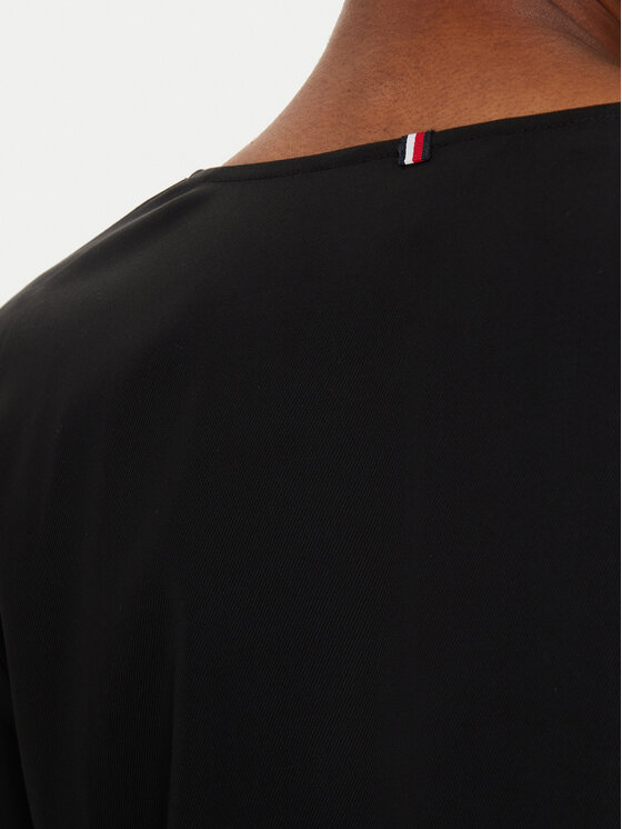 Tommy Hilfiger Tommy Hilfiger Μπλουζάκι WW0WW43364 Μαύρο Regular Fit