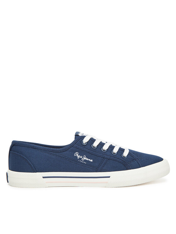 Damskie Tenisówki Pepe Jeans, Rozmiar 37, Niebieskie, Brady Basic W PLS31287