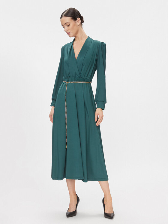 Rinascimento Rinascimento Coctailkleid CFC0116384003 Grün Regular Fit